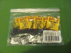 1) BAG OF 6 STRIKE KING SPINNERBAIT 3/8OZ BLACK. ( MAPRO38CW-10 ). - Thumbnail 3