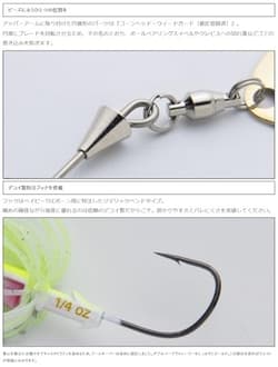 NEW Keitech Baby T-Bone Spinnerbait Double Willow DW 1/2oz #513 Smokin' Shad - Thumbnail 5