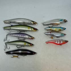 Megabass Lure Set of 9 Takara Genma Homura Travis Fishing Accessories - Thumbnail 4