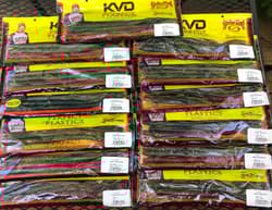 13 Colors/ Packs Strike King 10" Bullworm KVD Perfect Plastics Fishing Lure S5 - Thumbnail 1