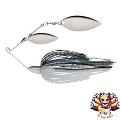 NEW Keitech Baby T-Bone Spinnerbait Double Willow DW 1/2oz #493 with Snubbull - Thumbnail 1