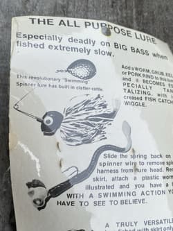 SUPER TUFF FIND!!UNKNOWN FISHING FUN 🤩RABBLE ROUSER SPINNERBAIT  🎣 LURE€ - Thumbnail 4