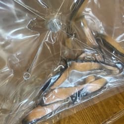 9” Umbrella Rig 4 Arm 11” With 6” Shad (9)  Pearl Black 8/0 Hook Mustad New Pkg - Thumbnail 6