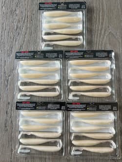 Duckett BD Subtle Tail 4.5inch Soft Plastic Swimbaits - 5 PACK LURE BUNDLE! - Thumbnail 3