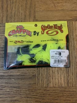 Mr. Crappie Strike King 1.75 IN Crappie Thunder Tuxedo Black Chart - Thumbnail 1