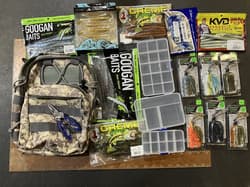 HUGE Lot of 6 GOOGAN 1/2oz Clickbait Dart Tackle Box Skelly Swim Strike King #G$ - Thumbnail 1