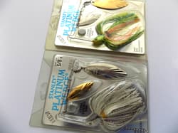 STANLEY PLATINUM VIBRA SHAFT WEDGE SPINNERBAIT 3/8 oz. - 2 LURES - #T34 - Thumbnail 3