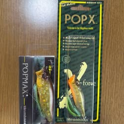 Megabass Topwater Lure Set POP MAX & POP X Gold 5cm Fishing Accessories - Thumbnail 1