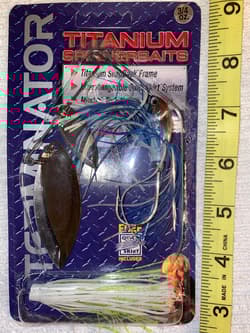 TUFF FIND CLASSIC TERMINATOR TITANIUM SPINNERBAIT FISHING LURES Discontinued 3/4 - Thumbnail 6