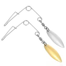 40Pcs Fishing Spinnerbait Wire w/ Medium Willow Leaf Blade - Thumbnail 1