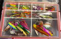 Large Walleye Tackle Box (6 Boxes, Plus 1 Small Empty). Rapala, Michigan Stinger - Thumbnail 8