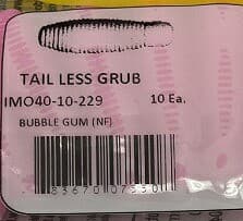 Gary Yamamoto Imograb / Tail Less Grub Imo40-10-229 Bubble Gum Nf - Thumbnail 2