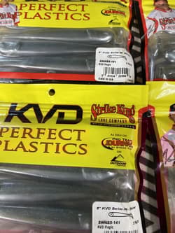 (6 Packs) Strike King Swim-N-Shiner Various Colors 5 Inch Swimbait Lures - Thumbnail 5