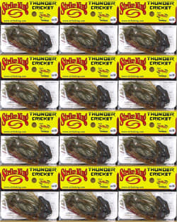 (12) Strike King 3/4 Oz Thunder Cricket Bladed Vibrating Jigs Falcon Lake Craw - Thumbnail 1