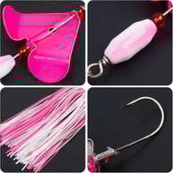 Fishing Buzzbait Lures Bass Spinnerbait Kit Buzz Bait Small, B- 6pcs - Thumbnail 4