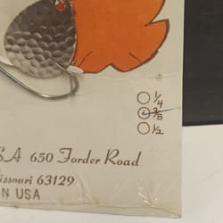 Vintage Rare Wotawa Lure Co. Spinnie Shad spinnerbait New In Package  - Thumbnail 3