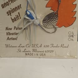 Vintage Rare Wotawa Lure Co. Spinnie Shad spinnerbait New In Package  - Thumbnail 2