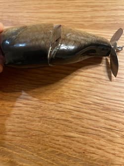 Butchgill Silver Skin Custom Crappie Fish Lure, Limited Edition Used - Thumbnail 4