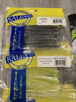 Lot of 48 Sealed Packs Mixed Soft Plastics - Kalin’s - PowerBait Mister Twister - Thumbnail 5