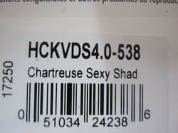 Strike King KVD4.0 538 Chartreuse Sexy Shad New Lures - Thumbnail 2