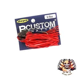 NEW Deps ChatterBait B Custom Chatter 3/8oz Red Phantom #12 Lure - Thumbnail 1