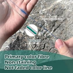 NEW Frwanf Fishing Line 8-Strand Braided PE Line 1000m Size 5 Black for - Thumbnail 3