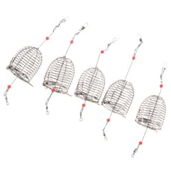 5 PCS Fishing Accessories Keeper Basket Carp Tackle Cage Feeder - Thumbnail 2
