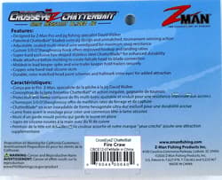 (6) Z-Man 1/2 Oz Crosseyez Chatterbait Fishing Lure Fire Craw CBCE12-07 New - Thumbnail 4