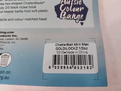 Zman 1/2oz Chatterbait Mini Max Bladed Jig Lure - GOLDILOCKZ Fishing Lure - Thumbnail 4