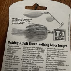 DISCONTINUED TERMINATOR T-1 TITANIUM 3/8 OZ SPINNERBAIT Emerald Shiner! New - Thumbnail 7