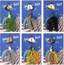 Spinnerbait Fishing Lures Kit Set, 6Pcs Bass Fishing Buzzbait Multicolor Bass Tr - Thumbnail 7
