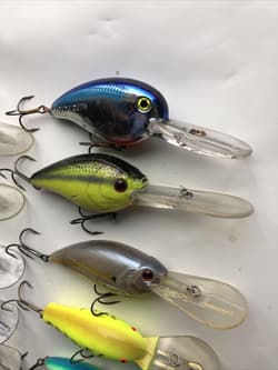 Strike King Bomber Norman Manns Deep Diving Crankbait Fishing Lure Lot Of 10 S10 - Thumbnail 4