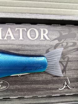 LIMITED Roman Made Negotiator from Japan Glide wood swimbait rare lure NIP HTF 9 - Thumbnail 9