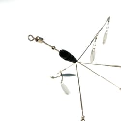 Alabama Rig Ghost Wire Similar Bait with Blade Silver Willow 8pcs Used - Thumbnail 3