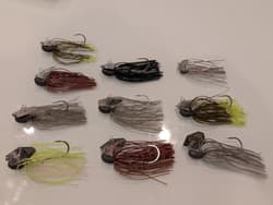 Fish Arrow Chatterbait KO Chatter 14g 10g 3.5g Set of 10 Lures - Thumbnail 1