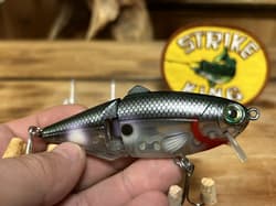 Vintage Strike King King Shad 4” Wake Bait Striper Bass Fishing Lure - Thumbnail 3