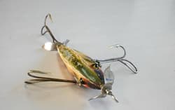 Heddon 1500 DUMMY DOUBLE 1910's Rare Minnow Wood Old Lure Free shipping - Thumbnail 5