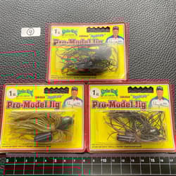 810162 New Strike King Rattling Pro el Jig 1oz 3 pieces set ⑨ Strike King Pro - Thumbnail 1