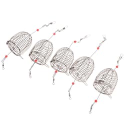 5 PCS Fishing Accessories Keeper Basket Carp Tackle Cage Feeder - Thumbnail 8
