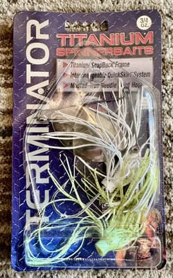 Terminator Titanium Spinnerbait…3/4 Oz…(NIB)..,Vintage Discontinued…Rare - Thumbnail 1