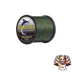 NEW HERCULES PE Fishing Line 4-strand No.1.5 1000m 9.1kg/20lb 0.2mm green - Thumbnail 1