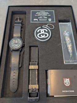 Ultra Rare Luminox Stussy Megabass Limited Edition Watch, 1000 pieces worldwide - Thumbnail 2