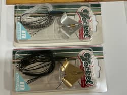 Lot Of 2 Teckel Maxqueaker Pup Buzzbait 3/8oz.  2 COLORS NIPS FREE SHIPPING - Thumbnail 2
