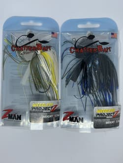 Z-Man Project Z Weedless ChatterBait Bladed Fishing Jig 1/2 oz Lot of 2 - Thumbnail 2