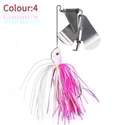 5 PCS/Lot Spinnerbait Jig Head Rubber Skirt Fishing Lure Pike Bass Spinner Bait - Thumbnail 10