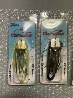 4 Z-Man Original ChatterBait Sexy Shad,Perch, Pumpkin Lure Lot EZ-Skirt Fishing - Thumbnail 2
