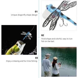 fishing accessories Life-like Dragonfly Fishing Lures Fishing - Thumbnail 6