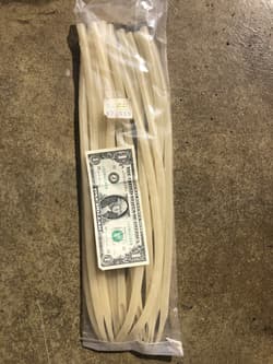 15pc Lot 17.5” Day Glow Surge Tube Striper Eel Trolling Lure Teaser #10DG 1lb - Thumbnail 3