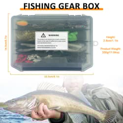 FREE FISHER 43pcs Fishing Alabama Rig Bait,5-Arm Umbrella Rigs,Fishing Gear Box  - Thumbnail 4