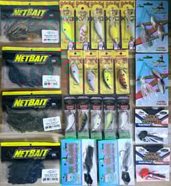Kingfisher Tackle Pro Bass Fishing Bundle Kit NetBait Rapala Strike King Z-Man - Thumbnail 2